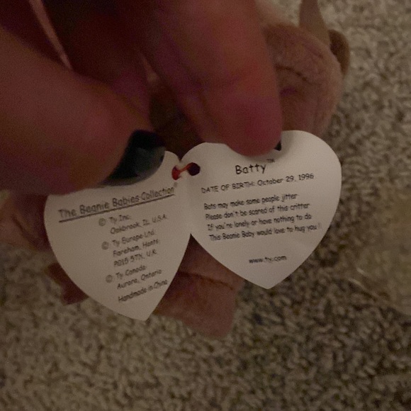 NWT Batty Ty Beanie Baby Bat - Picture 3 of 3